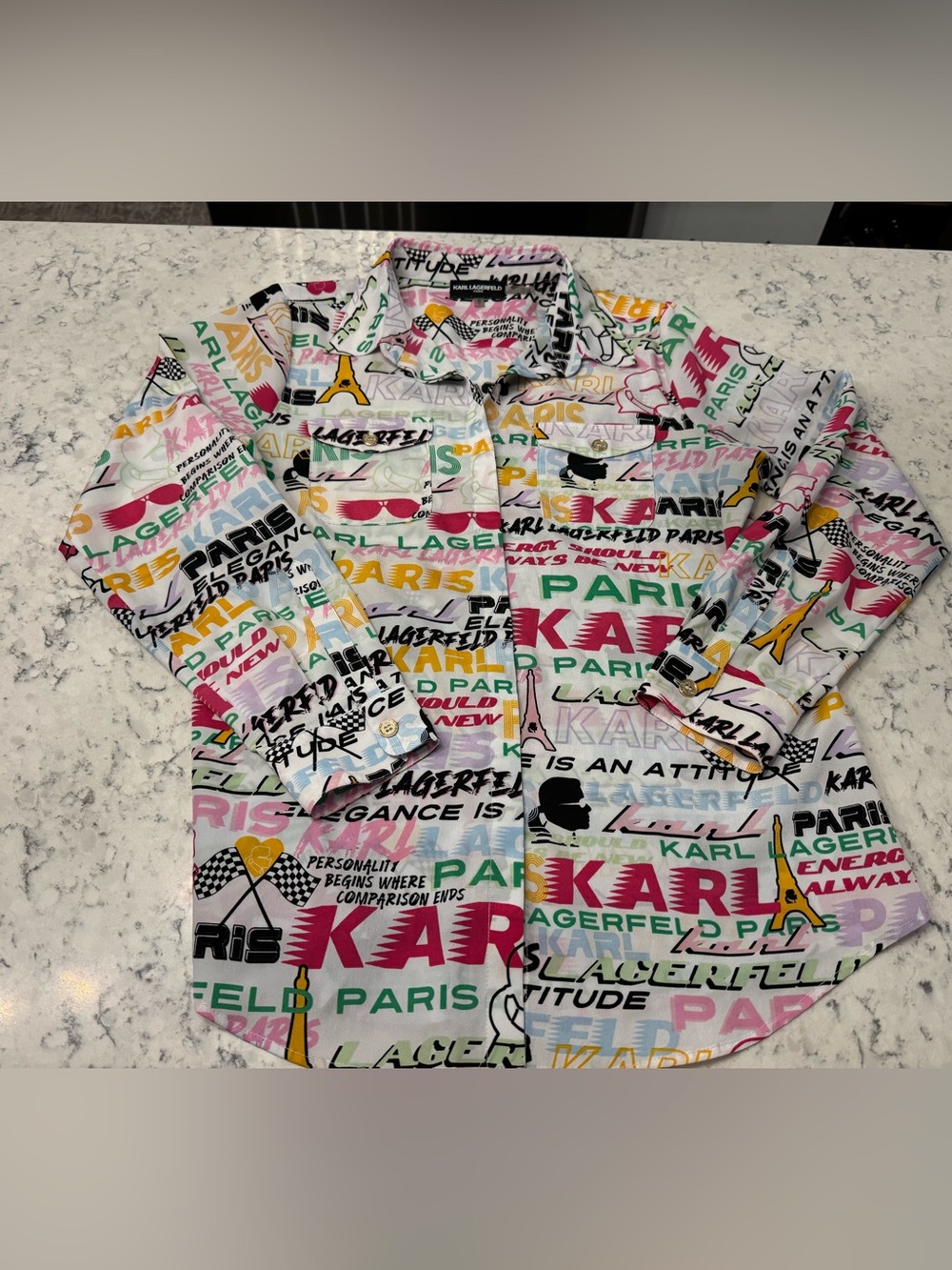 Karl Langerfield PARIS designer Women’s M blouse